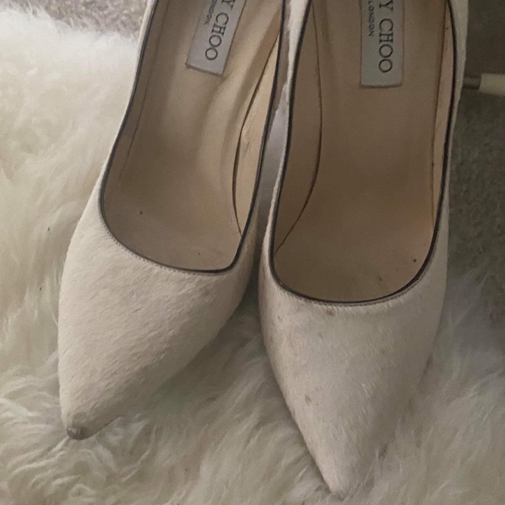 Winter White Heels
